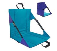 Generisch Deluxe Bleacher Coussin de stade orthopédique avec support dorsal réglable | Chaise légère pliable pour événements sportifs, concerts et camping | En dehors de la position assise