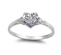 Generisch Der Ringe Bücher Trilogie - Bague de fiançailles en argent sterling avec bague de mariage de célébrité, 7, Cuivre, Aucune pierre précieuse