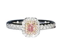 Generisch Dictionnaire des anneaux Bague en émail coloré Design floral et bijoux artistiques pour femmes Bague carrée Robuste Bicolore Or Galvanique Alliance Femme Argent 925, 7, Métal, Pas de pierre