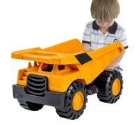 Generisch Digger Toy - Modèle de construction - Pelleteuse - Tracteur à friction avec bulldozer - Véhicules de construction Mini-Crew 3 pack-Dump - Chargeuses sur pneus et pelleteuses - Jaune - Jouet