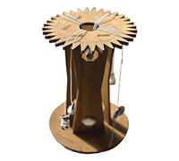 Generisch Disk - Tressage simple pour bracelets d'amitié | Support de fil en bois | Outil de bricolage | 32 plaques de tressage portables | Métier à tisser de bijoux pour débutants