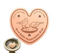 Generisch Disque en cuivre pour bain d'oiseaux, de purification de l'eau, disque de bain d'oiseaux, avec un support à trois points, pour l'extérieur, le jardin, la terrasse, la pelouse, la cour