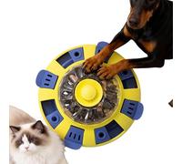 Generisch Distributeur de friandises pour chien, alimentation lente réglable pour petits animaux, jouet à mâcher robuste avec fonction friandise, activité mentale et prévention des ballonnements pour