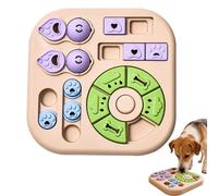 Generisch Distributeur de friandises pour chien - Jeu amusant de nourriture et de pensée, jouet à mâcher contre l'ennui pour chien, jouet interactif antidérapant pour occuper (beige)