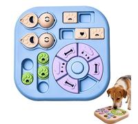 Generisch Distributeur de friandises pour chien - Jeu amusant de nourriture et de pensée, jouet à mâcher contre l'ennui pour chien, jouet interactif antidérapant pour occuper (bleu)