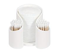 Generisch Distributeur de serrure de salle de bain - Distributeur de papier toilette Qtip - Couleurs vives - Accessoires de salle de bain pour compteurs, tables de premiers secours et autres petits
