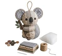 Generisch DIY Patchwork Animal Kit de couture fait à la main avec découpe Débouchage Ornement créatif pour le matelassage Projet d'artisanat (B, taille unique)