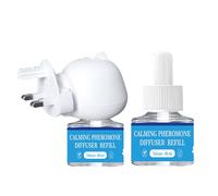 Generisch Dog Calming Diffuseur - Puppy Relaxant | Kit de phéromones - Diffuseur Apaisant pour chien | Difusor De Feromonas | Diffusore Calmante Cani | 2026 Pro | Maison & Voyage | Blanc