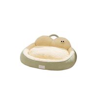 Generisch Dog House, Coussin for Chat, Tapis de Couchage Universel Chaud for Chien Toutes Saisons (Automne et Hiver), protège-Cou for Animaux de Compagnie,for Indoor(Green,M)