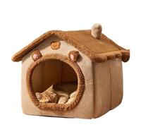 Generisch Dog House, Nid Douillet et Confortable for Chats, Amovible et Lavable, idéal for l'hiver.,for Indoor(L19.29X15.35X18.11in)