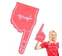 Generisch Doigt géant en mousse de gladiateur - Aiguille de jubilation pour les fans de sport et les accessoires de fête inspirés des jeux de sport - Doigt en mousse EVA avec message « Go for It