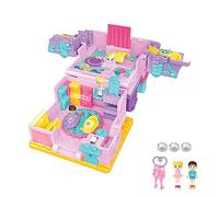 Generisch Dollhoúse Miniature - Mini Dollhoúse Playset - Jouet de jeu de construction - Maison miniature Build It Yourself pour adultes - Kit de château de survie coloré avec clés de figures