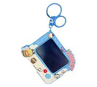 Generisch Doodle Drawing Board Keychain - 3.03 Inch Mini Pad | Kids Drawing Board | Porte-clés Abs Key Pendentif - Portable Button Battery Drawinga Boards for Kids Convenient for Bags Backpacks and