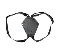 Generisch Double sangle de maintien du dos de sabre, en cuir PU, étui de fourreau de sabre, bretelles réglables, sac de rangement pour épée, accessoire de costume pour cosplay, jeux de rôle