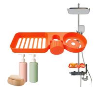 Generisch Douche | Étagère étanche et sans perçage - Panier stable peu encombrant pour shampooing, après-shampoing, savon, serviette de rangement dans la salle de bain