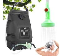 Generisch Douche portable de camping - Sac de bain solaire de 20 litres avec pommeau de douche et tuyau | Douches de camping d'extérieur pour plage, cour, cabine, glamping, terrasse, balcon, intérieur