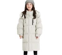 Generisch Doudounes pour filles et hiver manteaux courts en peluche et épaisse veste d'hiver unie manteau d'hiver veste tampon chaud veste à capuche couleur unie vêtement d'extérieur élégant manteau