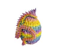 Generisch Dragon 3D dans l'œuf - Figurine de dragon mobile - Objet de collection et décoration fantaisie - 11 cm