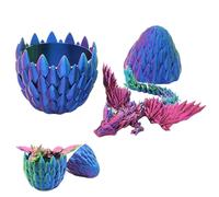 Generisch Dragon imprimé en 3D dans l'œuf, œuf de Dragon en articulé dans l'œuf, Figurines à Collectionner, Jouet de Bureau, pour et Adultes
