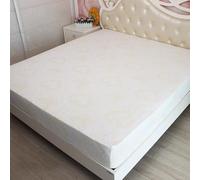 Generisch Drap-Housse matelassé à Coussin d'air, résistant aux Taches et Durable, Housse de lit entièrement enveloppante, Isolant la saleté et respectueuse de la Peau,C,135x200cm(53x79inch)