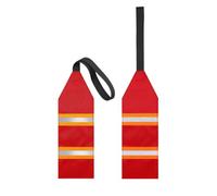 Generisch Drapeaux de sécurité pour kayak - Panneau d'avertissement léger, pliable et rétro-lumineux, drapeau de voyage de sécurité pour bateaux, pour l'extérieur, l'eau, lac, étang, piscine, canoë