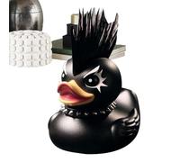 Generisch Duckieville Duck Figurine - Découverte en résine | Sculpture gothique Animal de compagnie | 3,54 x 3,15 x 2,36 pouces Tabletop Ornements Statues en résine | Figurines de collection