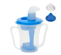 Generisch Dysphagie Gobelet à boire, pour les personnes âgées avec paille, anti-fuite et sans danger d'ingestion pour adultes, personnes âgées et bébés, à la maison, en déplacement, au lit