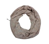 Generisch Écharpe de poche en coton coloré pour l'hiver Couleur unie avec rangement de cou infini Écharpe de poche zippée, BG2., taille unique