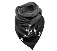 Generisch Écharpe d'hiver imprimée super douce et luxueuse unisexe pour hommes et femmes, b, taille unique
