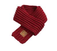 Generisch Écharpe d'hiver résistante au froid - Couleur unie - Écharpe tricotée - Pour tout-petit garçon et fille - Ensemble bonnet, écharpe et gants, d, taille unique