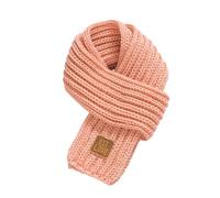 Generisch Écharpe d'hiver résistante au froid - Couleur unie - Écharpe tricotée - Pour tout-petit garçon et fille - Ensemble bonnet, écharpe et gants, j, taille unique