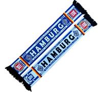 Generisch Écharpe Hambourg - Bleu, blanc, noir - Une vie longue - (écharpe tricotée haute définition)