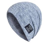 Generisch Écharpe Jaune Femme Bonnet Tricoté Hiver Extérieur Couleur Unie Rayé Chaud Protection Oreilles Écharpe Bonnet Gants Ensemble Femme, gris, taille unique