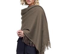 Generisch Écharpe rouge jaune 203,2 x 68,6 cm, écharpes pour femmes, boîte cadeau, écharpes et foulards, écharpe pashmina et châles, écharpe épaisse surdimensionnée pour l'hiver Épluchures mandarines