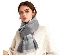 Generisch Écharpe rouge rétro en différentes couleurs - Une écharpe de style collège pour les jours froids et les nuits chaudes, écharpes et foulards pour femme chauds pour l'hiver, bleu, taille