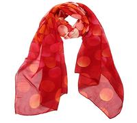 Generisch Écharpe Tricot Ensemble Garçons Mousseline de Soie Rectangle Écharpe Châle Femme-Point G Hommes Chapeaux Et Écharpes, Rouge pastèque, taille unique