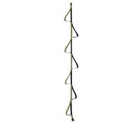 Generisch Échelle en corde pour enfants - Échelle d'escalade | 7 marches sur des boucles de pied Ascender - Sangle d'escalade polyvalente avec crochets en acier inoxydable et autres