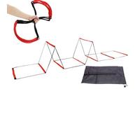 Generisch Échelles d'agilité de sport - Échelle d'entraînement de vitesse - Kit d'entraînement d'agilité avec sac de transport - Point d'entraînement rapide multi-violet pour football, basketball