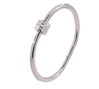 Generisch Echt Lederarmband Goldarmband für Frauen 1 vergoldetes Nagelarmband Armreif Zirkonia Steine Titanarmband Schmuck Valentinstag Weihnachtsgeschenke für Frauen Brassard Kordel, Einheitsgröße