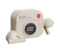 Generisch Écouteurs de sport sans fil - 9,5 x 3,7 x 12,6 cm - Ouverts - En polypropylène - Basses immersives - Étanche - Pour la course, le sport, la conduite, le bureau (peau, gris