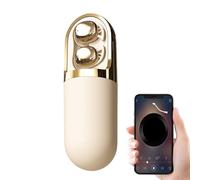 Generisch Écouteurs sans fil - Casque de massage vibratoire - USB - Écouteurs invisibles rechargeables pour passer des appels de vélo en plein air, parfaits pour les réunions sportives de voyage