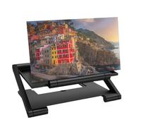 Generisch Écran grossissant HD de 20 cm pour téléphone portable, hauteur réglable, avec support pliable, pour vidéos, jeux TV, voyages