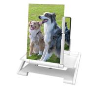 Generisch Écran grossissant pour téléphone portable, grossissement HD de 20 cm - Réglable en hauteur avec support pliable - Pour femmes, hommes, films, vidéos, télévisions