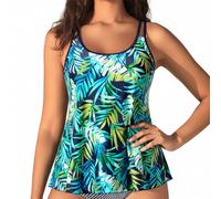 Generisch EIN Maillot de bain pour femme Tire le ventre UNE nage un peu, bleu, S