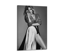 Generisch Elizabeth Olsen Poster rétro noir et blanc sur toile murale Impression d'art mural Photos suspendues Décoration créative Arts d'intérieur 20 x 30 cm