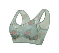 Generisch ElleBloom 2026 Soutien-gorge confortable en soie glacée pour personnes âgées, soutien-gorge à armatures affaissées, tenue esclave pour femme, bleu, XL