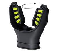 Generisch Embout de plongée : 6 x 6,2 x 2,9 cm, régulateur de tuba, embout buccal en silicone bicolore à deux niveaux, tuba résistant à l'usure, remplacement pratique pour l'équipement de plongée