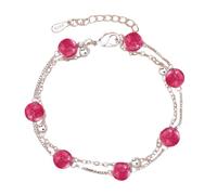 Generisch En Couple Bracelet Anneaux Personality Fashion All Double Layer Hand Jewelry Bracelet Empilable Couple Largeur Rose Bijoux (GD2, One Size)