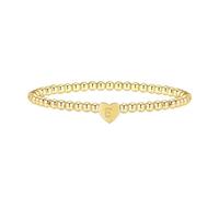 Generisch En Messages Naturelle Mm 4 Bracelet bracelet perlé bijoux en or cadeau Avec Mm Bijoux (E, One Size)