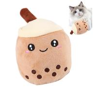 Generisch en Peluche au Lait de Dessin animé | Jouet en Peluche Mignon et Doux - Jouet Unique en Forme de Chat - Petite Bulle en Peluche - Jouet à thé pour Chat